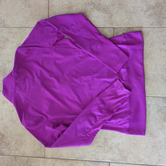 Cutter & Buck purple zip up sports vest - Picture 4 of 8